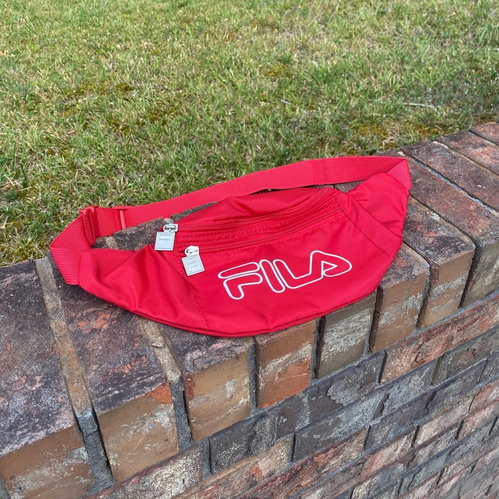 Red Fila Fanny Pack